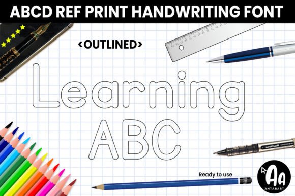 Abcd Ref Outlined: A Clear, Consistent Display Font for Small Businesses