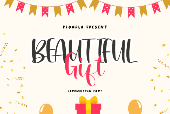 Beautiful Gift: A Handwritten Display Font with Editorial Warmth