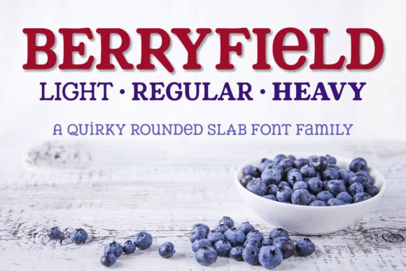 Berryfield: A Display Font That Builds Visual Momentum