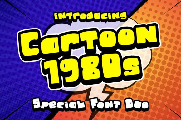 Cartoon 1980s Display Font for Scroll-Stopping Campaigns