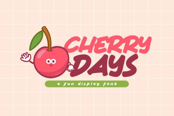 Cherry Days: A Playful Display Font That Delivers Digital Charm