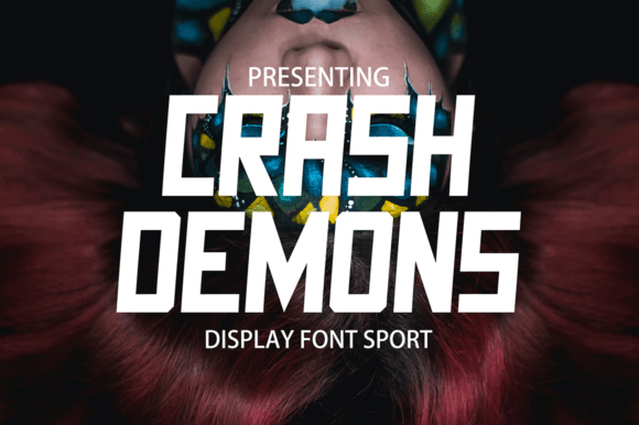 Crash Demons: A Standout Display Font for Small Business Branding