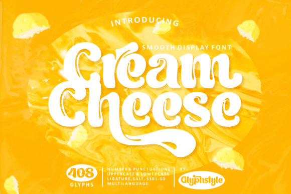 Cream Cheese: A Display Font That Feels Like a First Impression