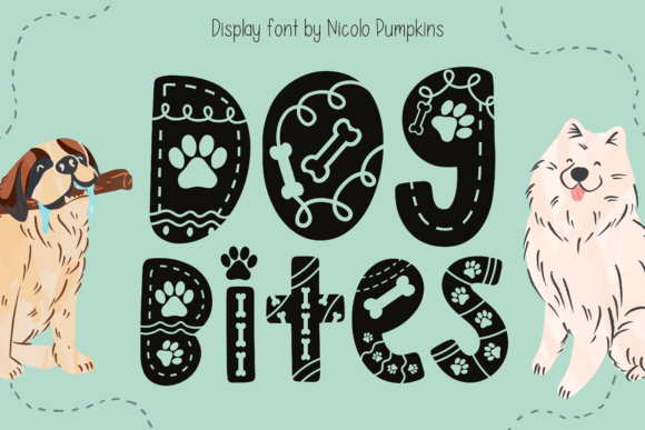 Dog Bites: A Friendly Display Font That Makes Dog-Themed Campaigns Instantly Clickable