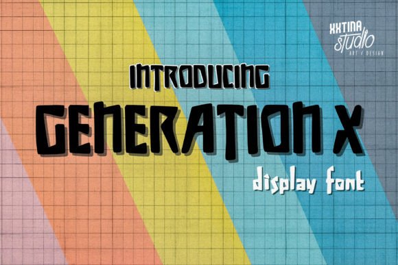 Generation X: A Punk-Inspired Display Font for Editorial Impact