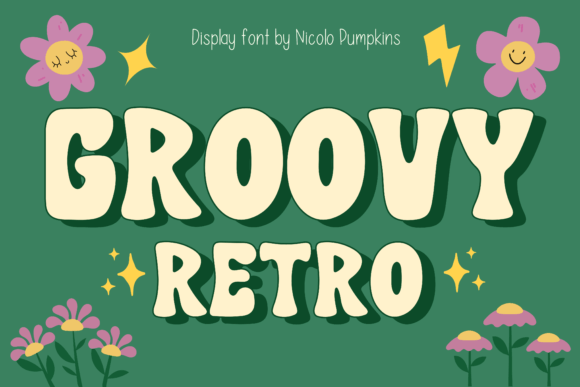 Groovy Retro: A Display Font That Brings Warmth to Digital Layouts