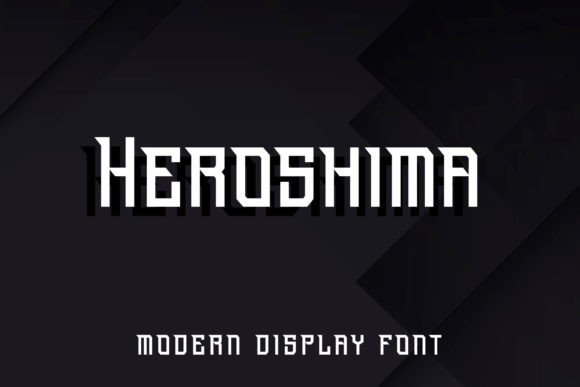 Heroshima: A Display Font That Makes Your Brand Look Instantly Polished