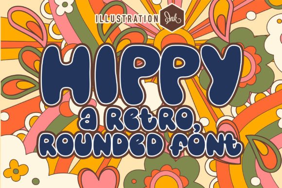 Hippy: A Retro Display Font That Brings Warmth to Handmade Goods