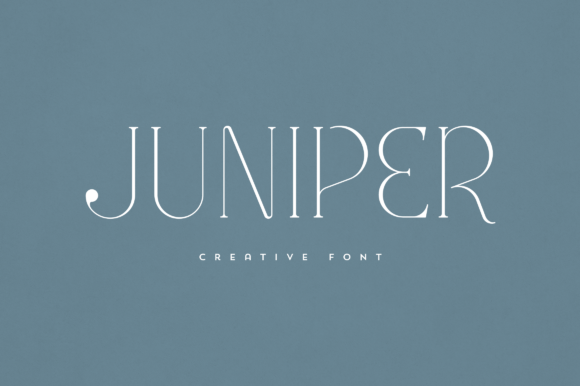 Juniper: A Display Font That Earns Its Space