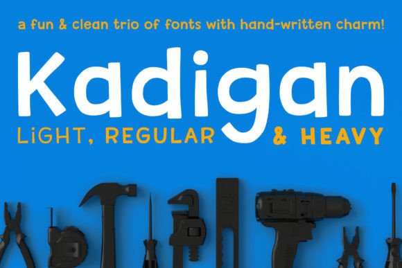 Kadigan: A Display Font That Speaks Without Saying a Word