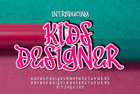 Kids Designer: A Fresh, Joyful Display Font for Brand Identity