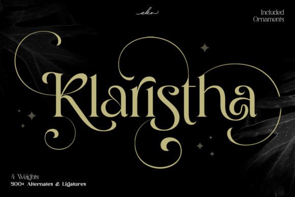 Klaristha: A Display Font for Elegant Digital Branding