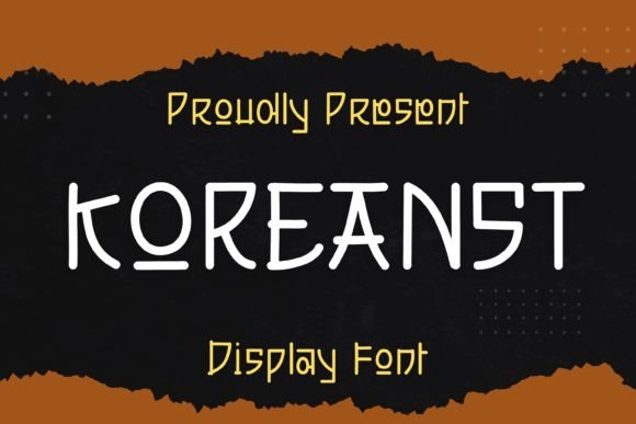 Koreanst: A Display Font That Feels Like a Thoughtful Pause
