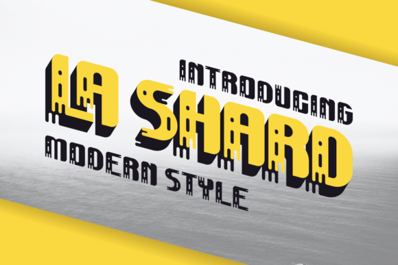 La Shard: A Whimsical Display Font That Actually Works