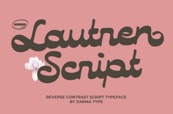 Lautren: A Bold Handwritten Font for Confident Brand Identities