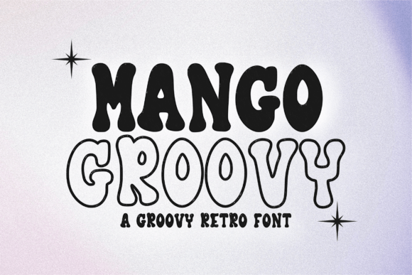 Mango Groovy: A Retro Display Font for Bold Digital Identity