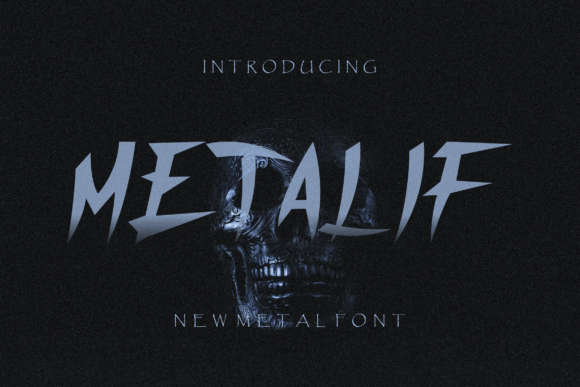Metalif: A Solemn, Modern Display Font for Distinctive Branding
