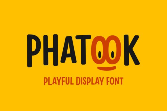 Phatook: A Playful Display Font for Editorial Energy