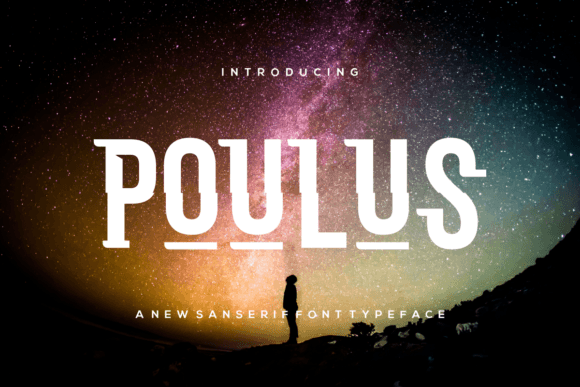 Poulus: A Display Font That Commands Attention