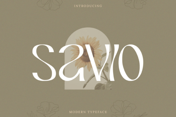 Savio: A Modern Display Font That Feels Human
