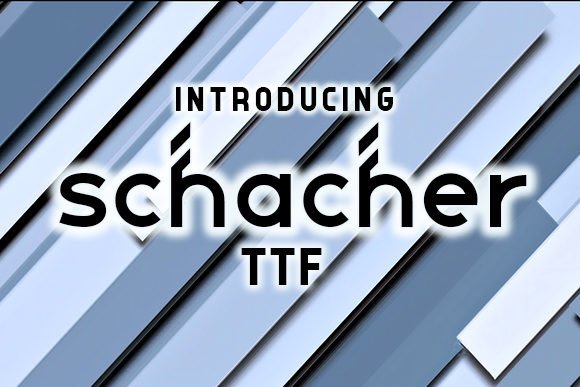 Schacher: A Display Font That Makes Your Brand Instantly Memorable