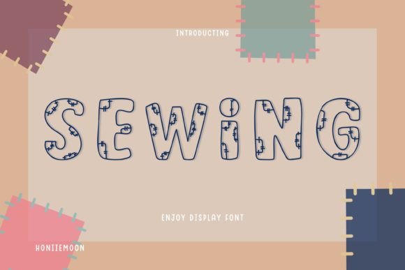 Sewing Font: A Playful, Polished Display Typeface for Small Brands