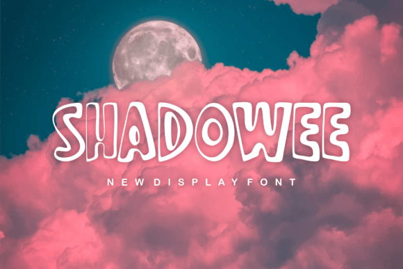 Shadowee: A Friendly Display Font for Scroll-Stopping Campaigns