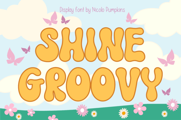 Shine Groovy: A Retro Display Font for Editorial Charm