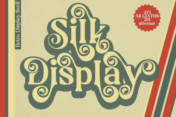 Silk Display: A Bold Serif Font for Campaign Headlines