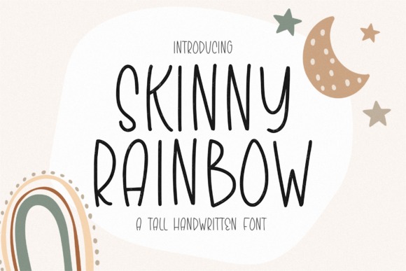 Skinny Rainbow: A Playful Display Font That Elevates Your Brand