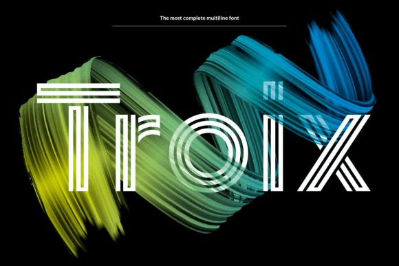 Troix Display Font for Handmade Labels & Printables
