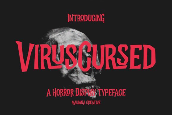 Virus Cursed: A Horror Display Font That Actually Works