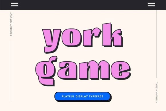 York Game: A Clean, Confident Display Font for Makers