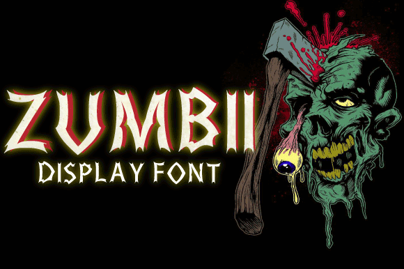 Zumbii: A Playful Display Font for Spooky, Standout Branding